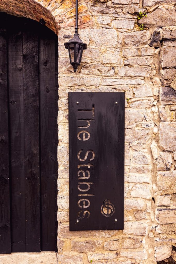 the stables entrance